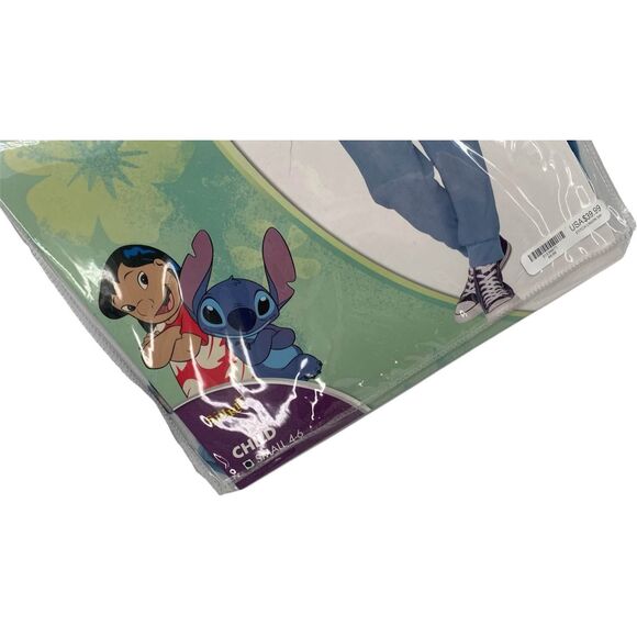 Disney Stitch Costume Kids Small 4-6 Unionsuit Jumpsuit Outfit Hooded - Picture 2 of 5